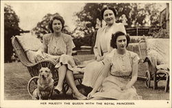 Her Majesty the Queen With the Royal Princesses Her Majesty the Queen With the Royal Princesses