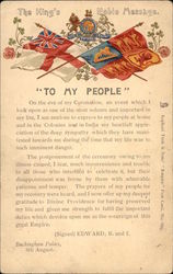 Edward VII - Message to the People Before His Coronation Edward VII - Message to the People Before His Coronation