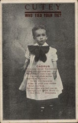 Cutey, Who Tied Your Tie? Cutey, Who Tied Your Tie?