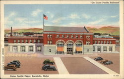 "On Union Pacific Railroad" - Union Pacific Depot "On Union Pacific Railroad" - Union Pacific Depot