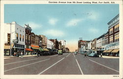 View of Garrison Avenue from 9th Street looking West View of Garrison Avenue from 9th Street looking West
