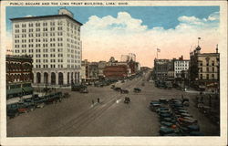 Public Square and the Lima Trust Building Public Square and the Lima Trust Building