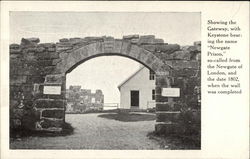 Gateway Keystone "Newgate Prison" 1802 Gateway Keystone "Newgate Prison" 1802