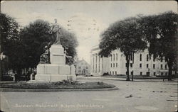 Soldiers Monument & Lynn Public Library Soldiers Monument & Lynn Public Library
