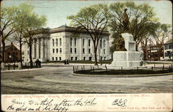 City Hall Square, Showing Public LIbrary and Soldier's Monument City Hall Square, Showing Public LIbrary and Soldier's Monument