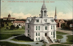 Court House, Post Office, State Capitol and M.E. Church Court House, Post Office, State Capitol and M.E. Church