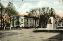 Public Library and Soldiers Monument Public Library and Soldiers Monument
