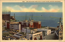Lake Michigan from Top of Court House Lake Michigan from Top of Court House