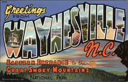 Greetings from Eastern Entrance to the Great Smoky Mountains National Park