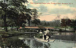 Boat House And Swan Lake , Prospect Park Boat House And Swan Lake , Prospect Park