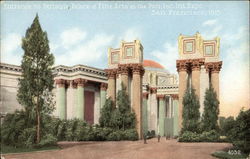 Entrance to Peristyle Palace of Fine Arts, San Francisco Entrance to Peristyle Palace of Fine Arts, San Francisco
