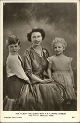 Her Majesty the Queen with H.R.H Prince Charles and H.R.H. Princess Anne Her Majesty the Queen with H.R.H Prince Charles and H.R.H. Princess Anne