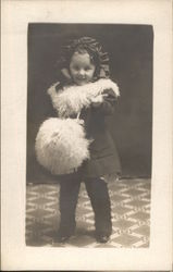 Little Girl with Furr Muff Little Girl with Furr Muff