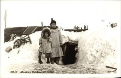 Alaskan Eskimo at Home Alaskan Eskimo at Home