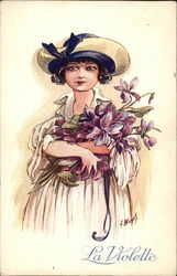 La Violette - Girl with Bunch of Violets La Violette - Girl with Bunch of Violets