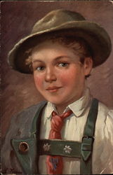 Boy in Traditional German Dress Boy in Traditional German Dress