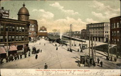Central Square, Showing Boston and Main Depot Central Square, Showing Boston and Main Depot