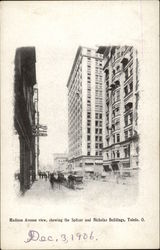 Madison Avenue showing Spitzer and Nicholas Buildings Madison Avenue showing Spitzer and Nicholas Buildings