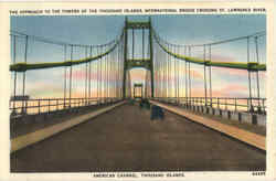 The Aproach To The Towers Of The Thousand Islands, American Channel