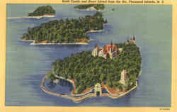 Boldt Castle And Heart Island From The Air