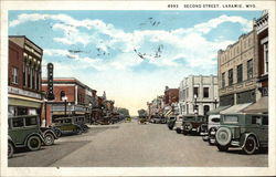 Looking along Second Street Looking along Second Street