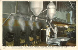 In the Roasting Department of the Postum Cereal Company's Pure Food Factories In the Roasting Department of the Postum Cereal Company's Pure Food Factories
