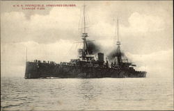 H.M.S. Invincible Armoured Cruiser Tonnage 17,250 H.M.S. Invincible Armoured Cruiser Tonnage 17,250