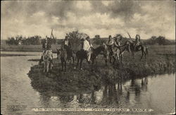In Full Panoply, Otoe Indian Braves In Full Panoply, Otoe Indian Braves