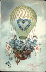 To My Valentine with Hot Air Balloon
