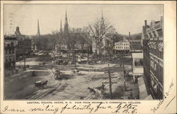 Central Square from Grinnell's Commercial College Central Square from Grinnell's Commercial College