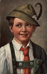 Portrait of Boy in Austrian Attire Portrait of Boy in Austrian Attire