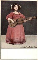 Young Girl playing Guitar Young Girl playing Guitar