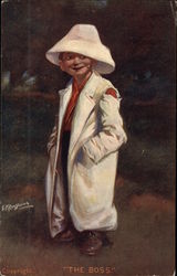 "The Boss" - Boy Dressed up in Man's Clothing "The Boss" - Boy Dressed up in Man's Clothing