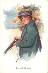 Das treff' ich auch - Woman with Hunting Rifle Das treff' ich auch - Woman with Hunting Rifle