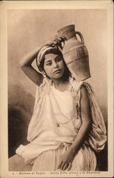 Scenes et Types, Jeune Fille Allant a la Fentaine Scenes et Types, Jeune Fille Allant a la Fentaine