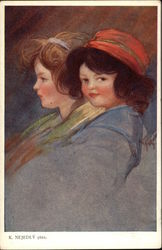 Portrait of Two Young Girls Portrait of Two Young Girls
