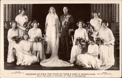 Wedding of H.R.H. The Duke of York and Lady E. Bowes-Lyon Wedding of H.R.H. The Duke of York and Lady E. Bowes-Lyon