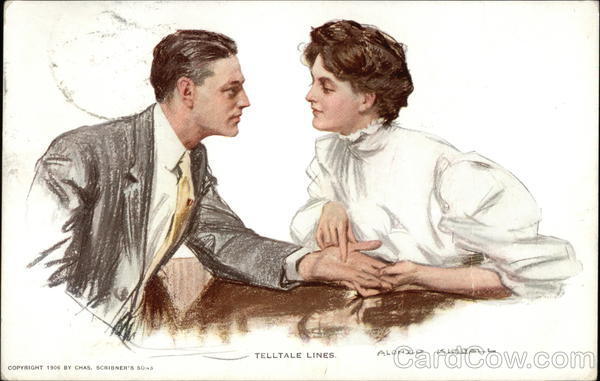 Telltale Lines - Woman reading Man's Palm Couples