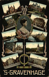 H.M. Koningin Wilhelmina and Views of the Hague H.M. Koningin Wilhelmina and Views of the Hague