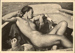 Nude Woman Reclining in Boat Nude Woman Reclining in Boat