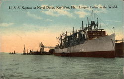U. S. S. Neptune at Naval Docks U. S. S. Neptune at Naval Docks
