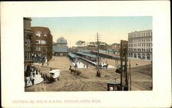 Central Square and B & MRR Station Central Square and B & MRR Station