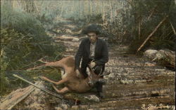 Hunter Skinning a Deer Hunter Skinning a Deer