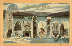 Greetings from Lewiston Greetings from Lewiston