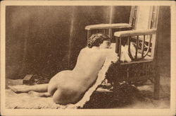 Partial Nude on Chair and Fur Partial Nude on Chair and Fur