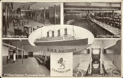 R.M.S. Aquitania - Cunard Line R.M.S. Aquitania - Cunard Line