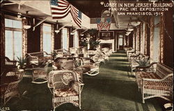 Lobby in New Jersey Building, Pan.-Pac. Int. Exposition, San Francisco, 1915 Lobby in New Jersey Building, Pan.-Pac. Int. Exposition, San Francisco, 1915
