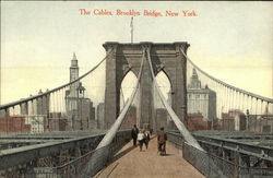 The Cables, Brooklyn Bridge, New York The Cables, Brooklyn Bridge, New York