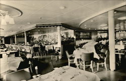 S.S. Statendam - Dining Room, Tourist Class S.S. Statendam - Dining Room, Tourist Class