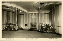 R.M.S. Queen Mary - Entrance Hall, Promenade Deck R.M.S. Queen Mary - Entrance Hall, Promenade Deck